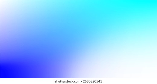 Vibrant gradient  vector blue, aqua, and white, suitable for modern design or digital projects.