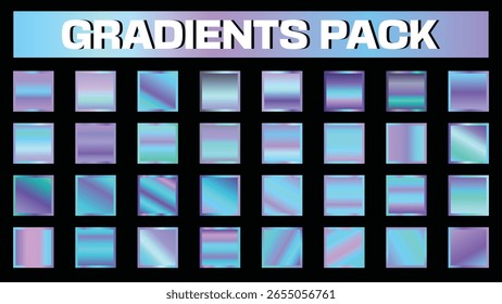 Vibrant Gradients Coleção Fundo colorido Texturas modernas Pastel Design formas abstratas