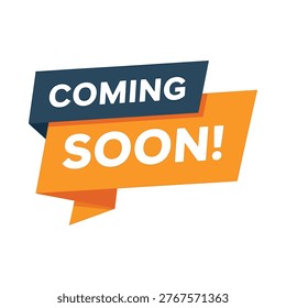 A vibrant graphic announcing something coming soon with bold colors