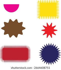 Ein lebendiges Grafikdesign mit einem Farbspektrum und einer klaren Typografie, das für verschiedene kreative Anwendungen und Branding geeignet ist.