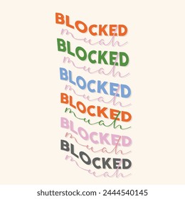 Vibrant Graphic design typography poster