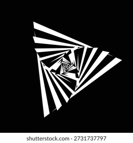 A vibrant graphic displaying a psychedelic spiral tunnel with a hypnotic optical illusion effect, creating a sense of depth.