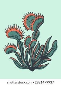 Vibrant graphic illustration Venus