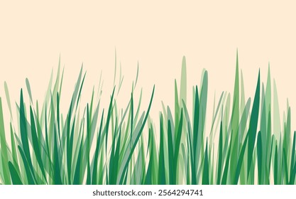 Vibrant Grass Blades background tempale nature's simplicity