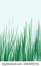 Vibrant Grass Blades background tempale nature's simplicity