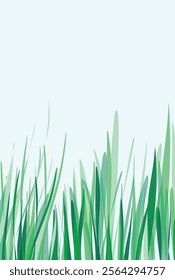 Vibrant Grass Blades background tempale nature's simplicity