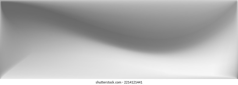 Vibrant  Gray Trendy Background. Metallic Blank Modern Design Backdrop. Silver Wavy Gradient Mesh. Alluminium Blurred Texture Illustration. Water Grey Wavy Gradient Mesh.