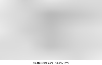 Vibrant Gray Trendy Gradient Background. Defocused Soft Blurred Backdrop.