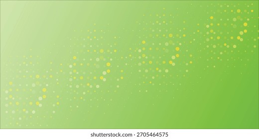 Fondo Abstractas verde vibrante con puntos y círculos de Bokeh para el diseño y las texturas del Fondo de pantalla