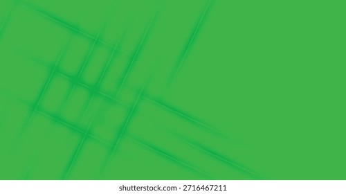 A vibrant green abstract background featuring intersecting diagonal lines that form subtle geometric shapes and a soft gradient effect, ideal for modern digital design projects and energetic