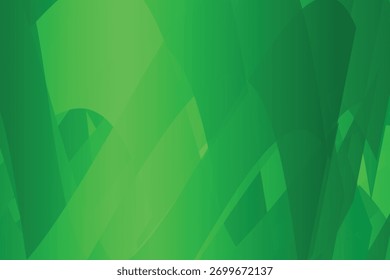 Un fondo abstracto verde vibrante con Formas geométricas superpuestas y Gradientes, que transmiten una sensación moderna y dinámica.