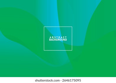  Vibrant green abstract background with smooth flowing wave shapes and soft gradients. Great for eco branding, tech visuals, nature themes, web design, and modern digital or print projects.
