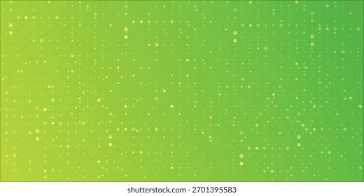 Vibrant Green Bokeh Background With Dots And Light Pattern For Abstract Design Projects eps10