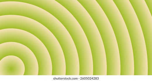 Vibrant Green Concentric Circles with Gradient Effect