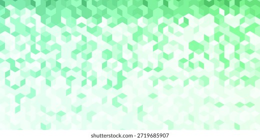 Fondo Geométrico Verde Vibrante Del Patrón Para La Tecnología, El Diseño, La Textura Abstractas, Y Los Proyectos Inspirados En La Naturaleza