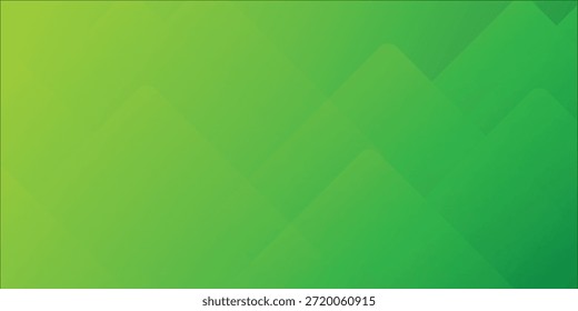 Fondo verde vibrante del gradiente con las Formas en capas de la montaña-como para la ilustración moderna del diseño visual