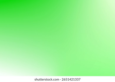 Vibrant Green Gradient Background in Modern Minimalist Style