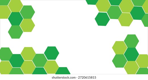 Vibrant Green Hexagon Honeycomb Pattern for Modern Geometric Design and Background Use,art,abstract