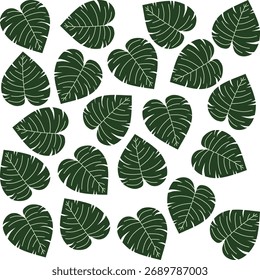 Una hoja verde vibrante con venas atrevidas, exudando frescura y tranquilidad. Perfecto para diseños que evocan un ambiente natural, tranquilo y refrescante.