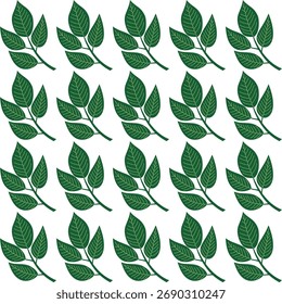 Una hoja verde vibrante con venas atrevidas, exudando frescura y tranquilidad. Perfecto para diseños que evocan un ambiente natural, tranquilo y refrescante.