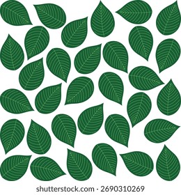 Una hoja verde vibrante con venas atrevidas, exudando frescura y tranquilidad. Perfecto para diseños que evocan un ambiente natural, tranquilo y refrescante.