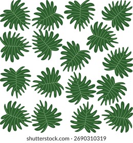 Una hoja verde vibrante con venas atrevidas, exudando frescura y tranquilidad. Perfecto para diseños que evocan un ambiente natural, tranquilo y refrescante.