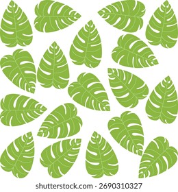 Una hoja verde vibrante con venas atrevidas, exudando frescura y tranquilidad. Perfecto para diseños que evocan un ambiente natural, tranquilo y refrescante.