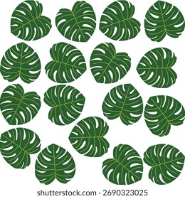 Una hoja verde vibrante con venas atrevidas, exudando frescura y tranquilidad. Perfecto para diseños que evocan un ambiente natural, tranquilo y refrescante.