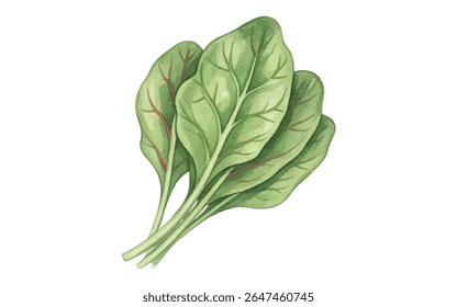  The vibrant green leaves and artistic style add a touch of elegance and freshness.