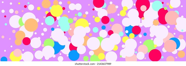 Vibrant Green Red Bright Beige Pattern. Kids Bordo Color Indigo Children Background. Multicolor Play Rainbow Purple Circles White Design Pic. Yellow Blue Dark Pastel Violet Pink Textile.