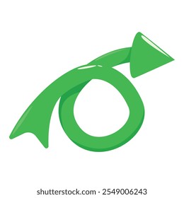 Vibrant green spiral arrow points right, symbolizing progress, growth, and forward movement