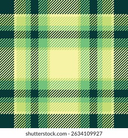 Vibrant green and yellow plaid pattern. Perfect for textile design, fashion, websites, or backgrounds. This seamless texture evokes feelings of freshness and spring.