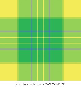Vibrant green and yellow plaid pattern.  Perfect for textile design, fashion, website backgrounds, or any project needing a cheerful, energetic aesthetic.