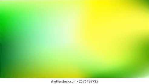 Vibrant green-to-yellow gradient with smooth transitions, creating a fresh and energetic aesthetic. Ideal for digital artwork, environmental backgrounds, and modern designs.