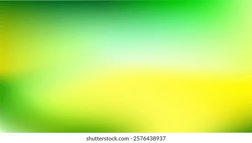 Vibrant green-to-yellow gradient with smooth transitions, creating a fresh and energetic aesthetic. Ideal for digital artwork, environmental backgrounds, and modern designs.