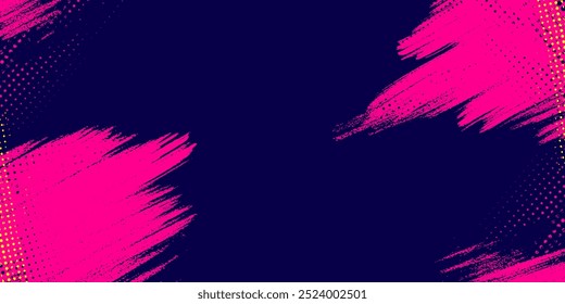 Vibrant grunge brush stroke abstract background. Abstract dirty grunge texture banner design