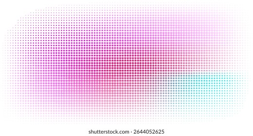 Vibrant halftone background with pink, red, and cyan gradient tones. A dynamic and modern abstract design ideal for pop art, digital art, and creative media.