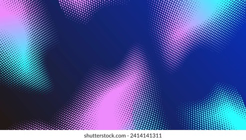 Vibrant halftone effect colorful background vector design in eps 10