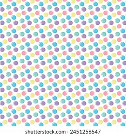 Vibrant Hand-Drawn Circle Seamless Pattern Vector. Perfect for adding a burst of energy to your designs, from backgrounds to textiles and beyond