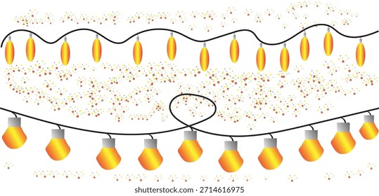 Vibrant holiday string lights perfect for Christmas