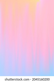Vibrant hologram gradient background. Iridescent pastel holo texture. Holographic digital pattern. Pearlescent vector cover backdrop. Spectrum blur aura gradient fluid paper.