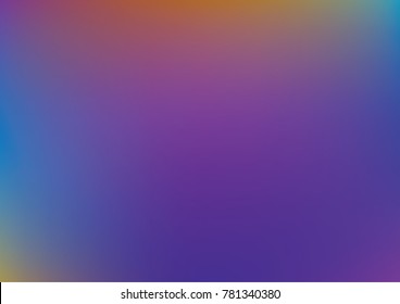 Vibrant Holographic Luxury Vector Background. Iridescent Gradient Spring or Summer Cover, Banner Texture. Tech Contrast Colour Texture, Abstract Lights, Teal or Paper. Trendy Holographic Background.