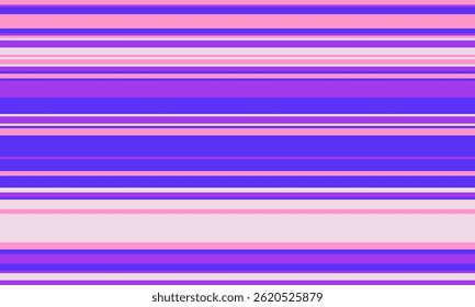 Vibrant horizontal stripes in shades of pink and purple create a dynamic and playful background.