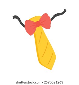 Vibrant icon of bow tie, ready for premium use