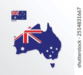 A vibrant illustration combining the Australian flag with the country