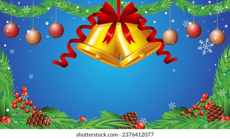 Ein lebendiger und fröhlicher Weihnachtsbaum mit Ornamenten und Schneeflocken