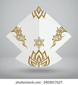 Vibrant Kite design for Basant, Kite Flying Festival Celebration in Pakistan and India