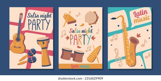 Vibrant Latin Music Posters Showcasing The Energy And Passion Of Latin Music Culture. Colorful Designs
