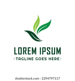 Vibrant Leaf Trio Logo Design. This logo is perfect for businesses and organizations that promote eco-friendliness, sustainability, and natural products