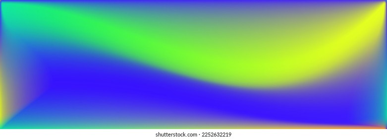 Vibrant Light Bright Curve Sunset Smooth Surface. Liquid Dynamic Pastel Sky Multicolor Gradient Mesh. Vivid Glow Fluid Wavy Colorful Gradient Background. Blurred Water Sunrise Color Neon Background.